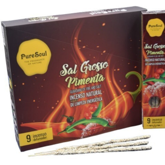 Incenso Sal Grosso & Pimenta - Limpeza espiritual