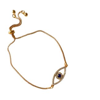 Pulseira com olho turco (ajustamento fácil)Pulseira com olho turco (ajustamento fácil)