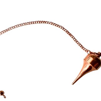 Pêndulo de metal pontiforme (cor cobre)Pêndulo de metal pontiforme (cor cobre)