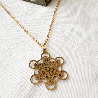 Cubo Metatron em aço inoxidávelCubo Metatron em aço inoxidável