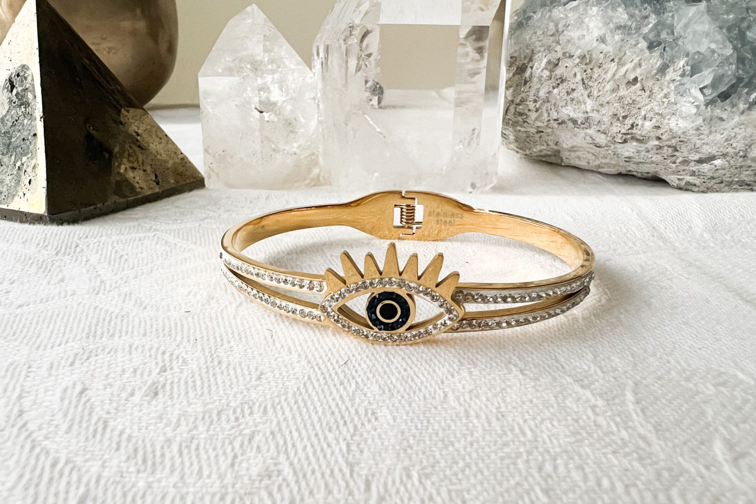 Pulseira com olho turco e zircónias III