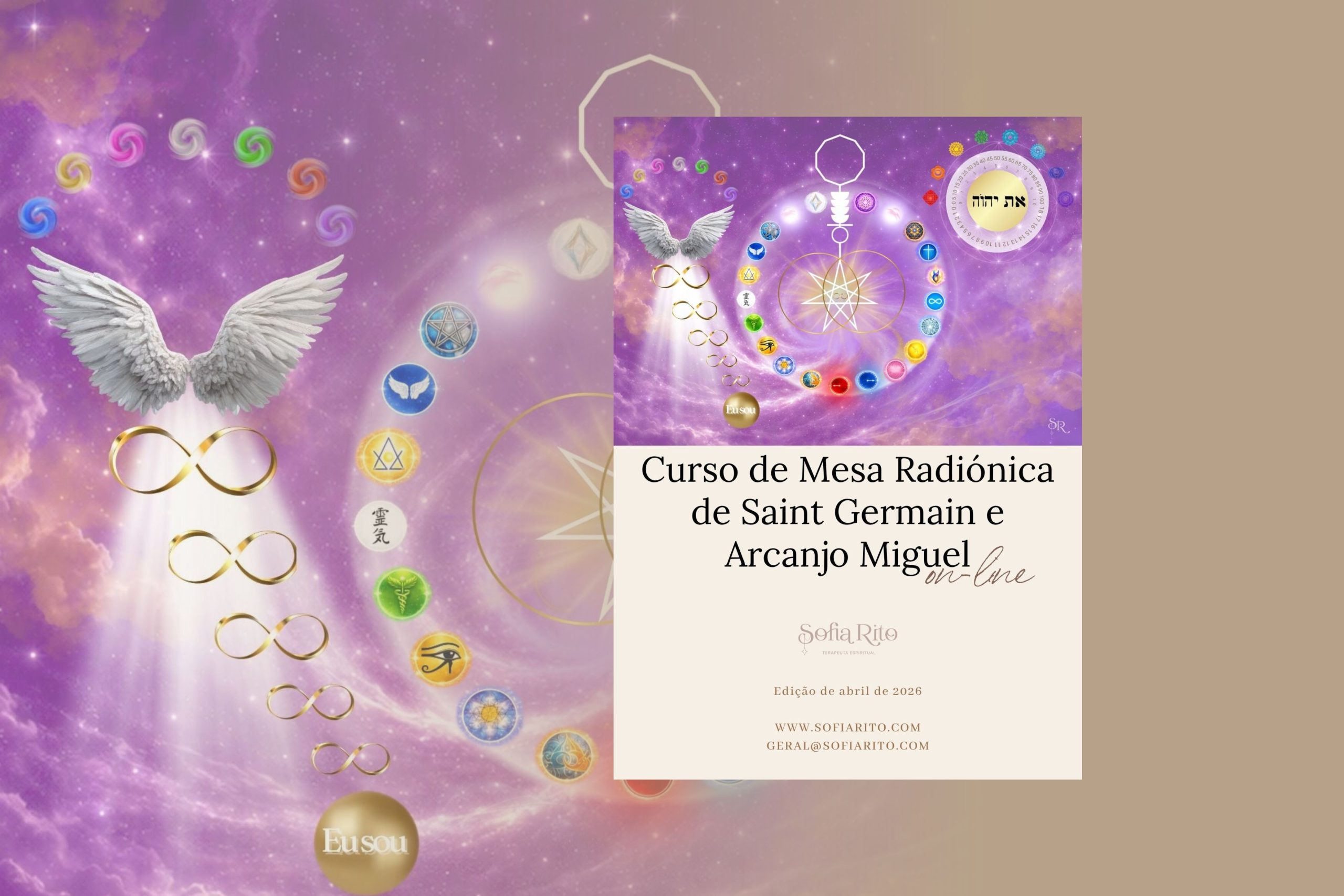 Formação on-line de Mesa Radiónica de Saint Germain e Arcanjo Miguel