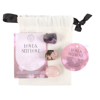 Conjunto de Cristais para o Amor e Amor-Próprio