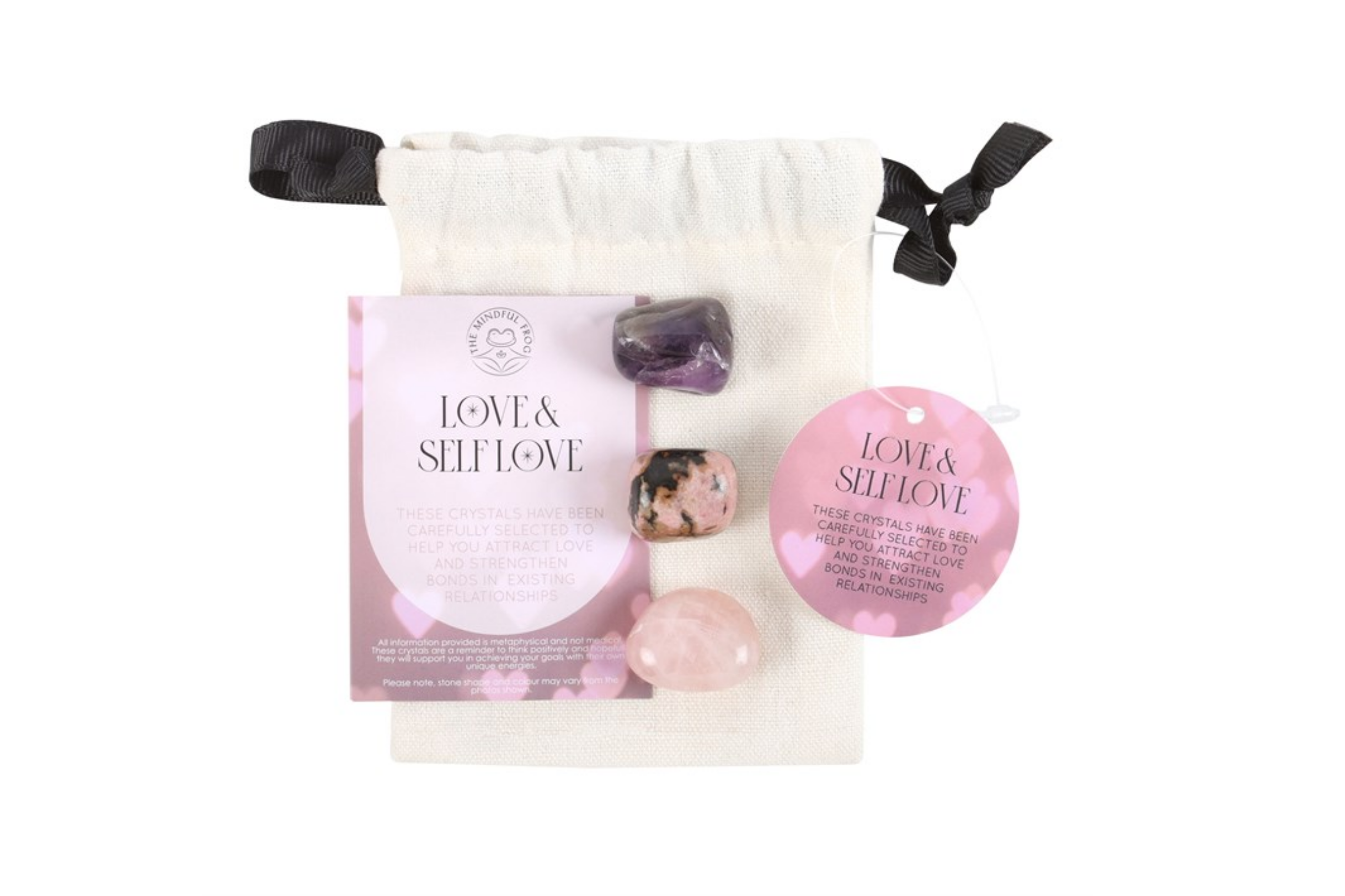 Conjunto de Cristais para o Amor e Amor-Próprio