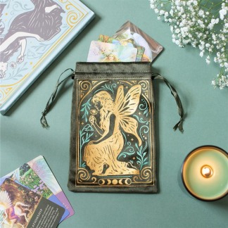 Bolsa Stardust Fairy em Veludo com Cordão